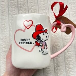 Rae Dunn Snoopy Peanuts Valentine Mug
